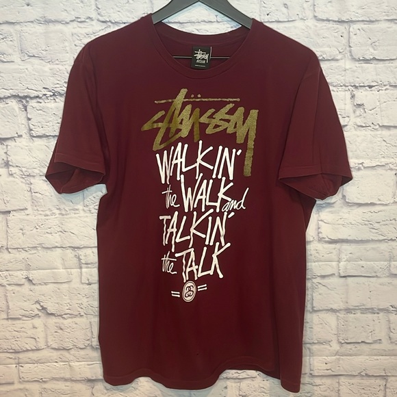 Stussy Other - Stussy rare Maroon T-Shirt